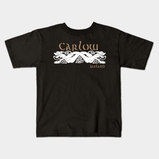 County Carlow, Celtic Design, Ireland Kids T-Shirt